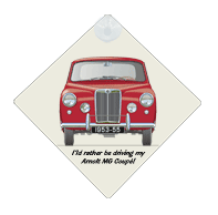 Arnolt MG Coupe 1953-55 Car Window Hanging Sign